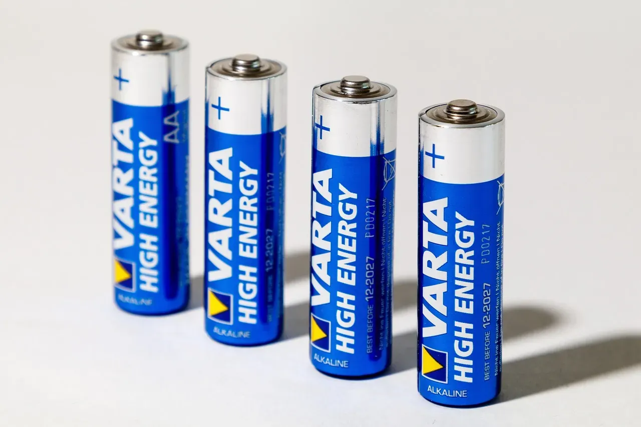 4. Alkaline Batteries (Image Credits: Pixabay)