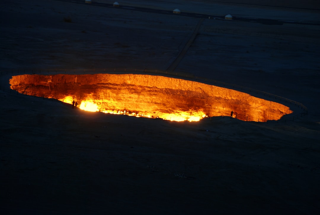 Darvaza Gas Crater - Turkmenistan's Door to Hell (image credits: unsplash)