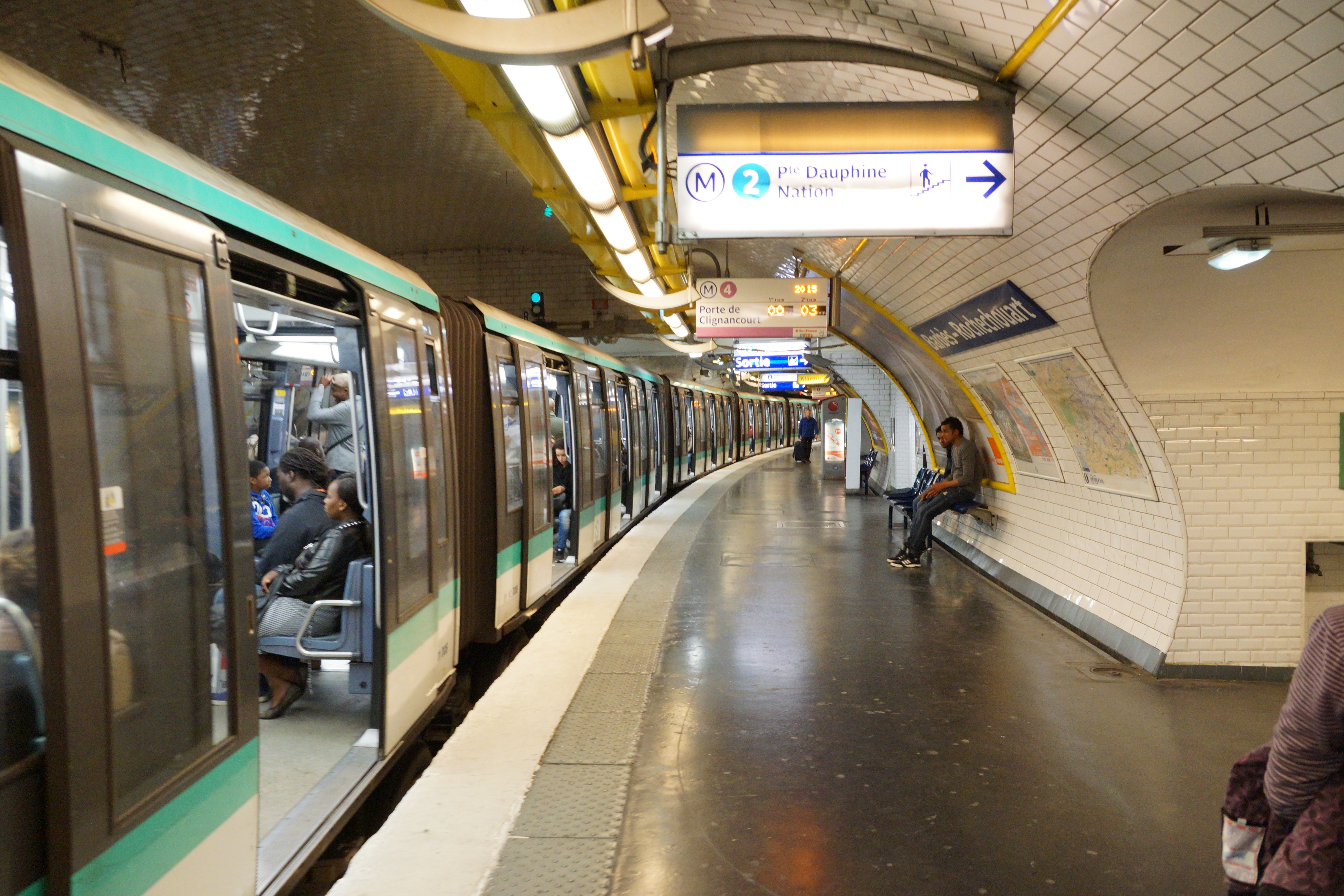 Barbès-Rochechouart Station Area (image credits: wikimedia)