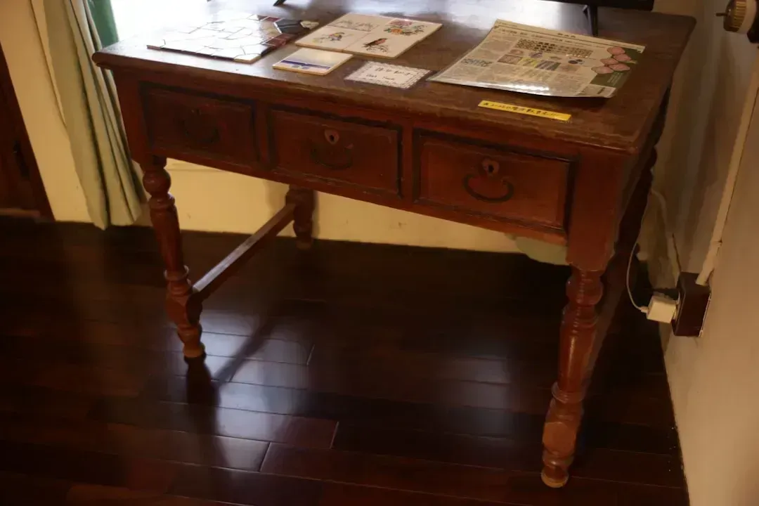 The Antique Secretary Desk (Image Credits: Unsplash)