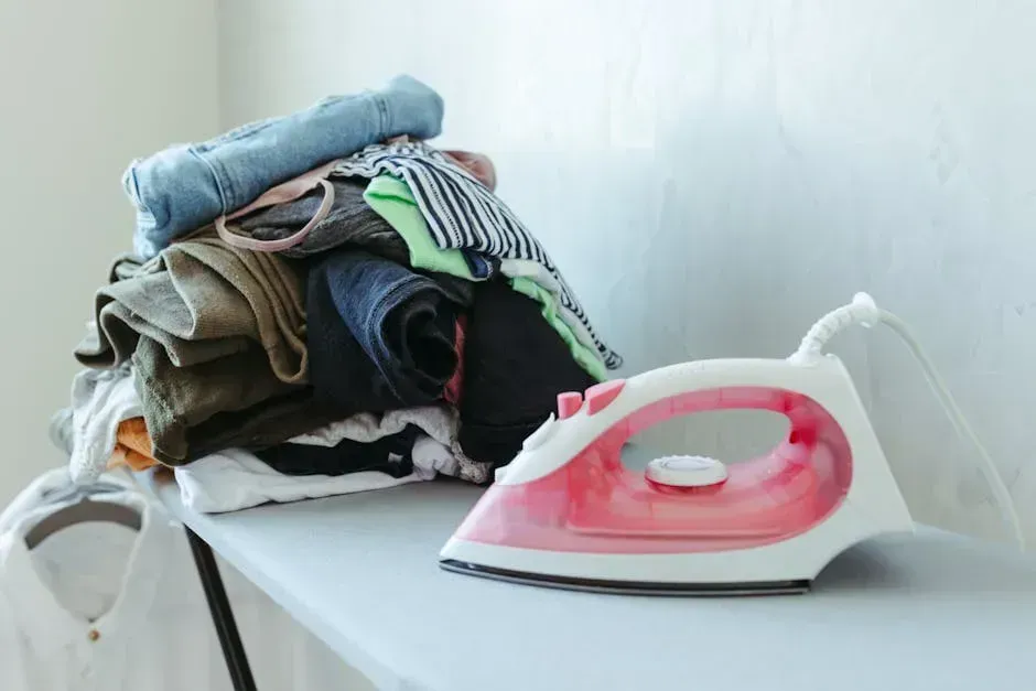 4. Packing a Clothing Iron or Garment Steamer (Image Credits: Pexels)