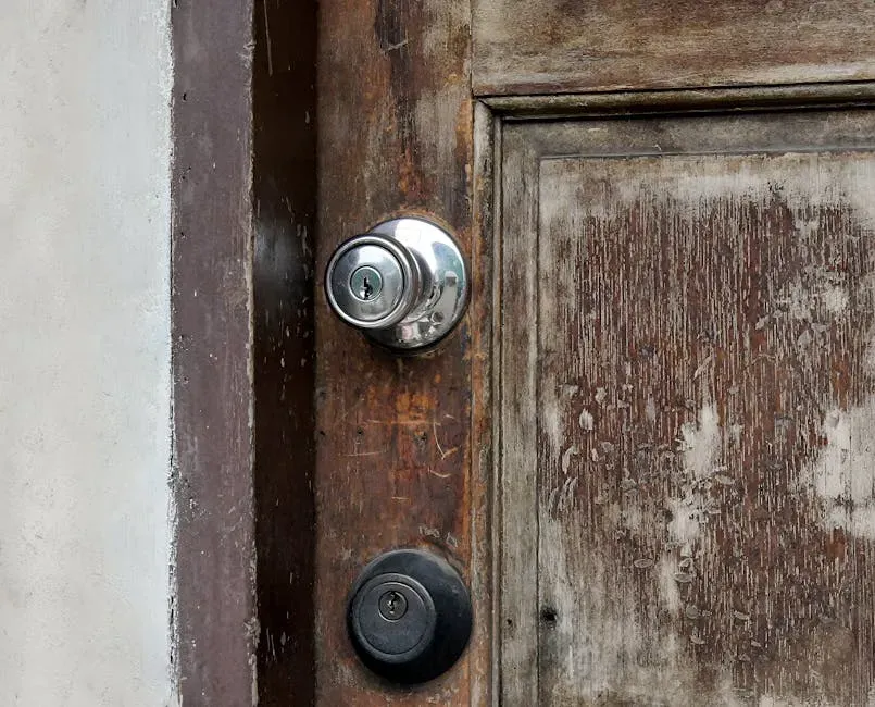 4. Damaged or Tampered Door Locks (Image Credits: Pexels)