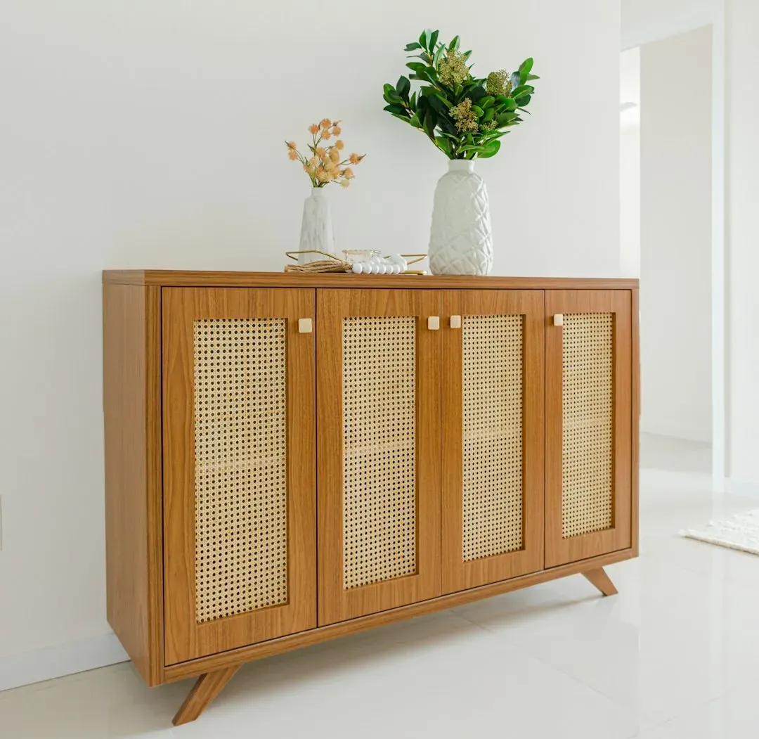 5. The Teak Mid-Century Modern Sideboard (Image Credits: Unsplash)