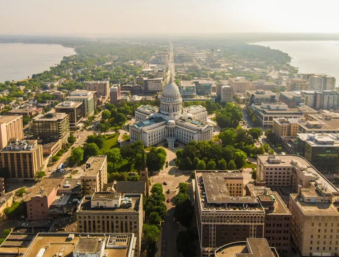 5. Madison, Wisconsin - Lakes, Bikes, and a Serious Sustainability Plan (Image Credits: Unsplash)