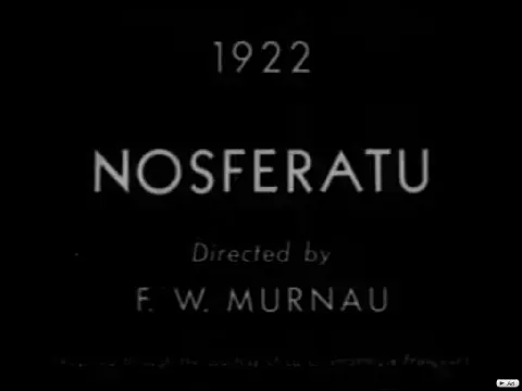 1. Nosferatu: A Symphony of Horror (1922) (screenshot, Public domain)