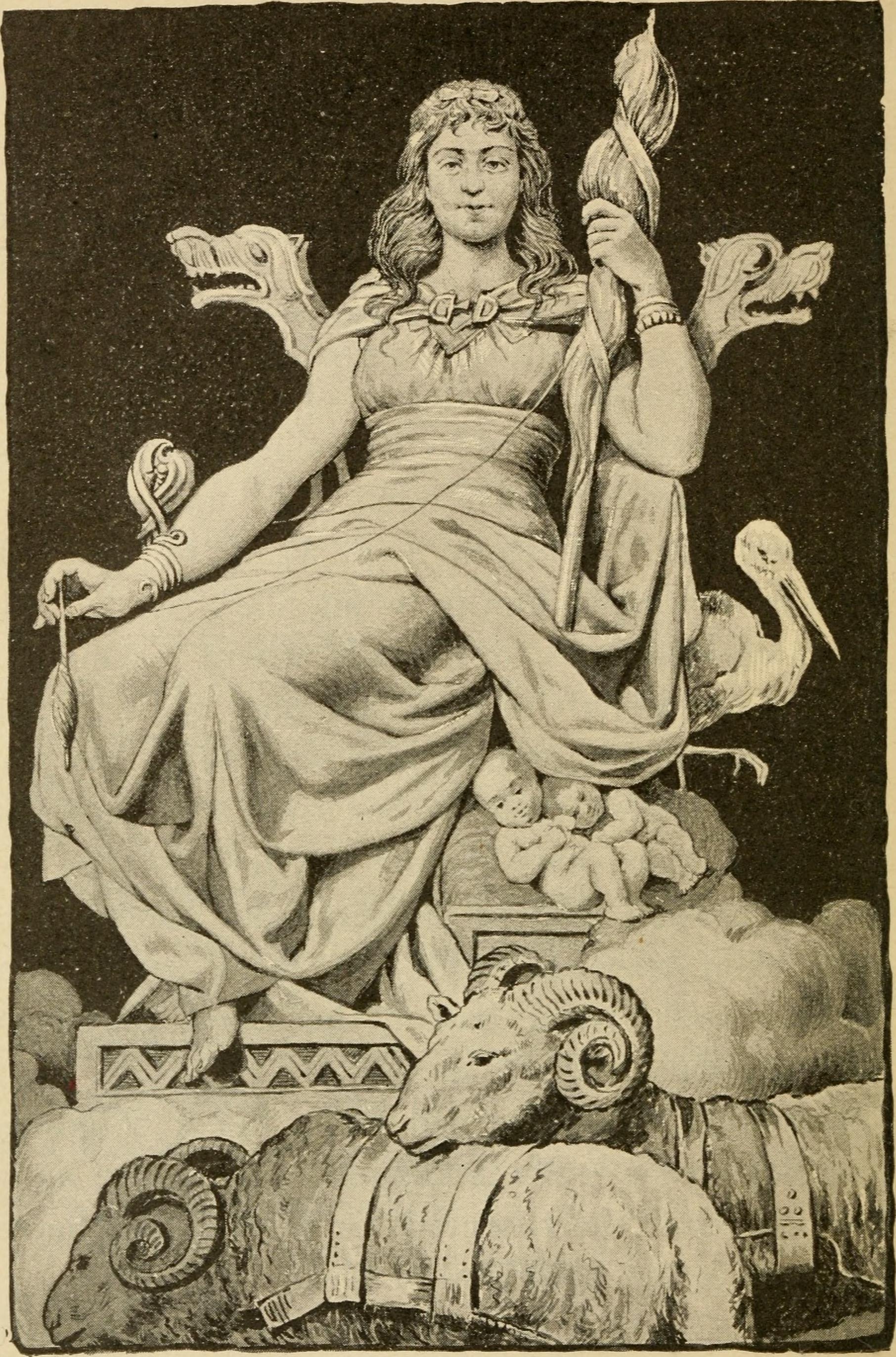 Norse Fear of Dishonourable Death and Hel's Domain (image credits: By Internet Archive Book Images, No restrictions, https://commons.wikimedia.org/w/index.php?curid=44424476)