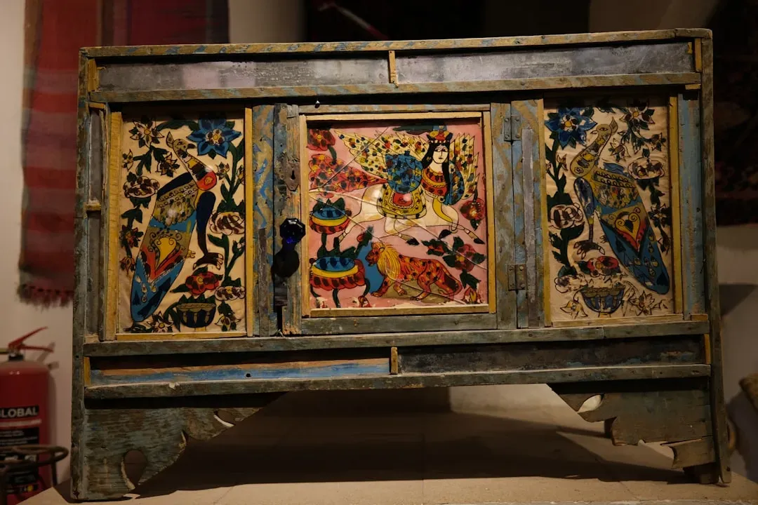 6. The Painted Blanket Chest (Image Credits: Unsplash)