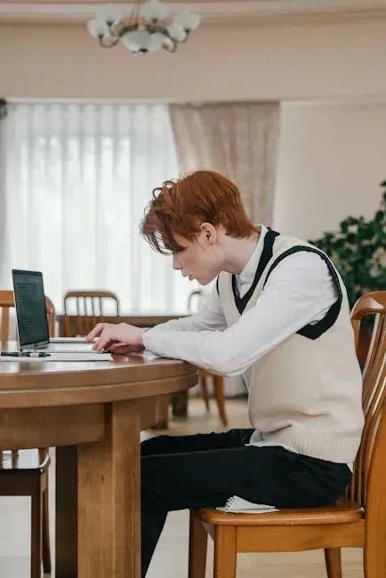 3. Sitting with Poor Posture While Using Screens (Image Credits: Pexels)