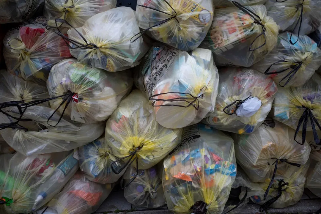 3. Bagging Your Recyclables in Plastic Bags (Image Credits: Unsplash)