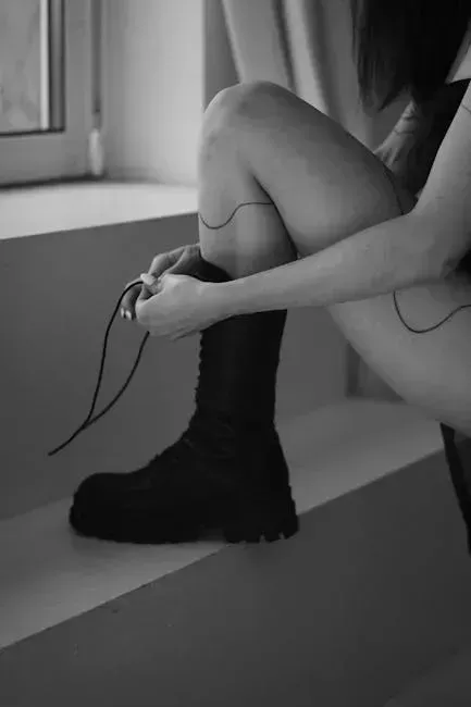 5. Complicated Lace-Up Boots or Buckled Footwear (Image Credits: Pexels)