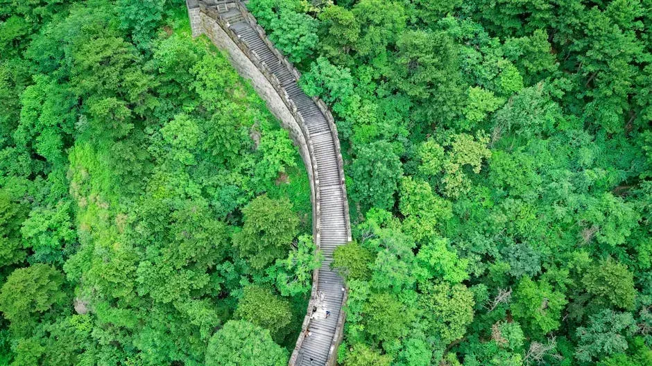 4. The Great Wall of China Is Visible from Space (Image Credits: Pexels)