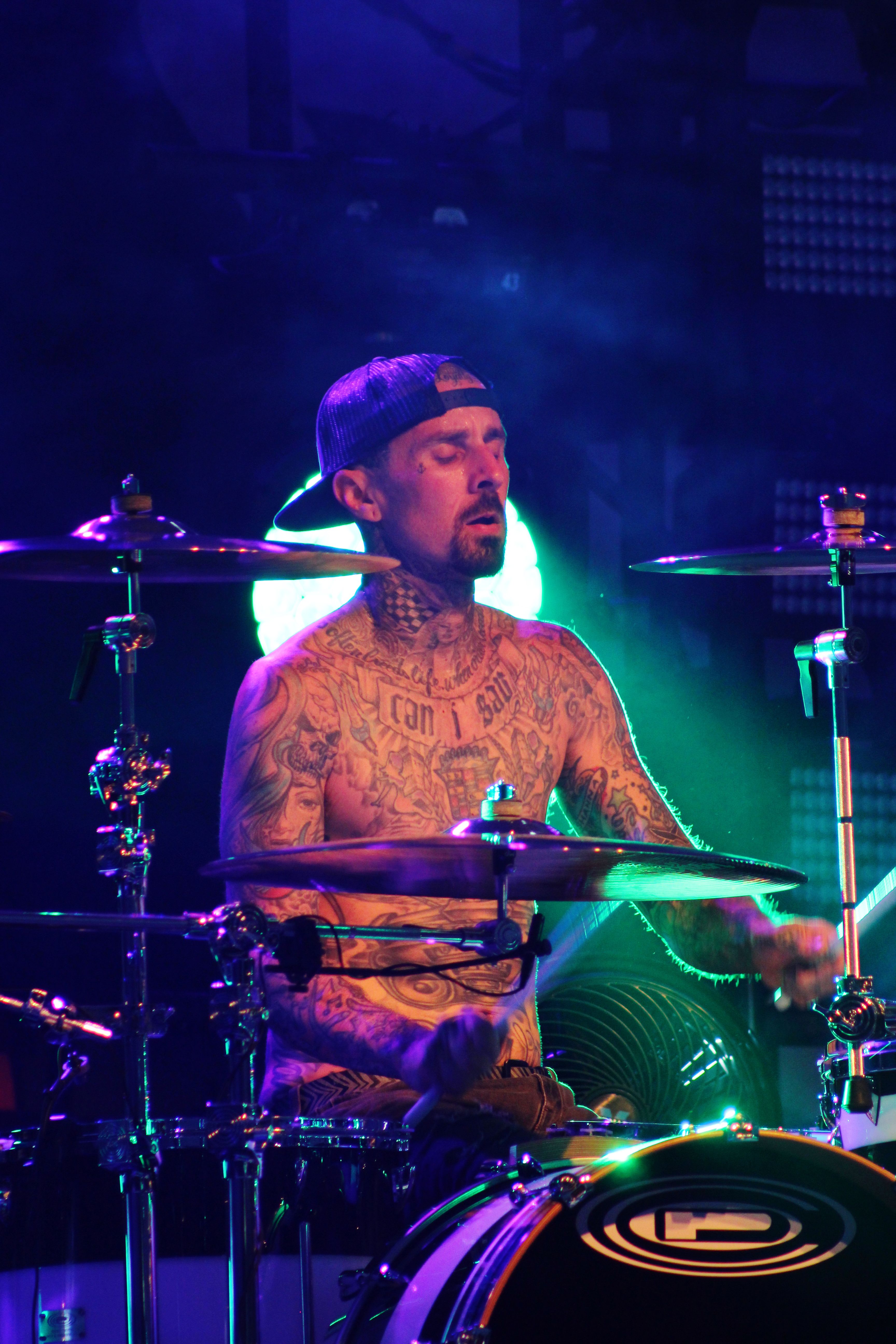 Travis Barker's Traumatic Transformation (image credits: Travis Barker, CC BY-SA 2.0, https://commons.wikimedia.org/w/index.php?curid=60647820)