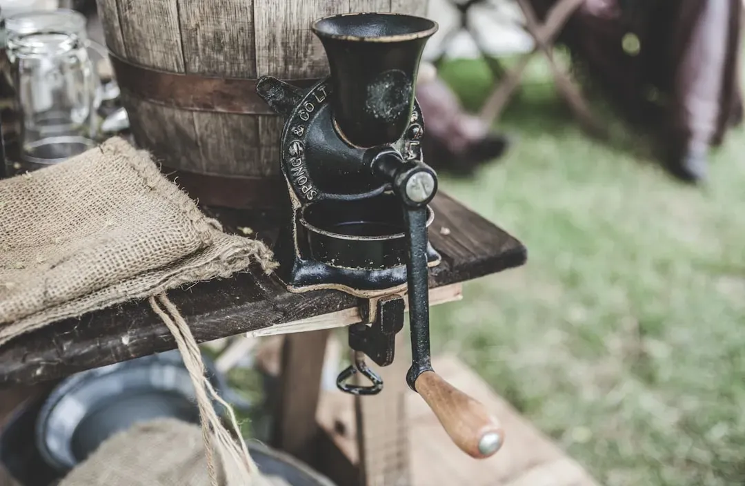 2. The Hand-Cranked Meat Grinder (Image Credits: Unsplash)