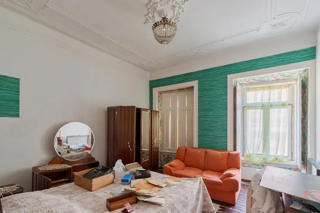 6. An Unmade or Cluttered Bedroom (Image Credits: Unsplash)