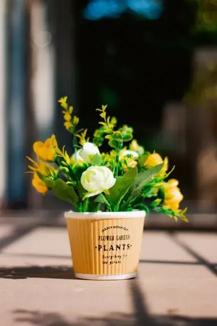 10. Faux Flowers and Plastic Plants (Image Credits: Pexels)