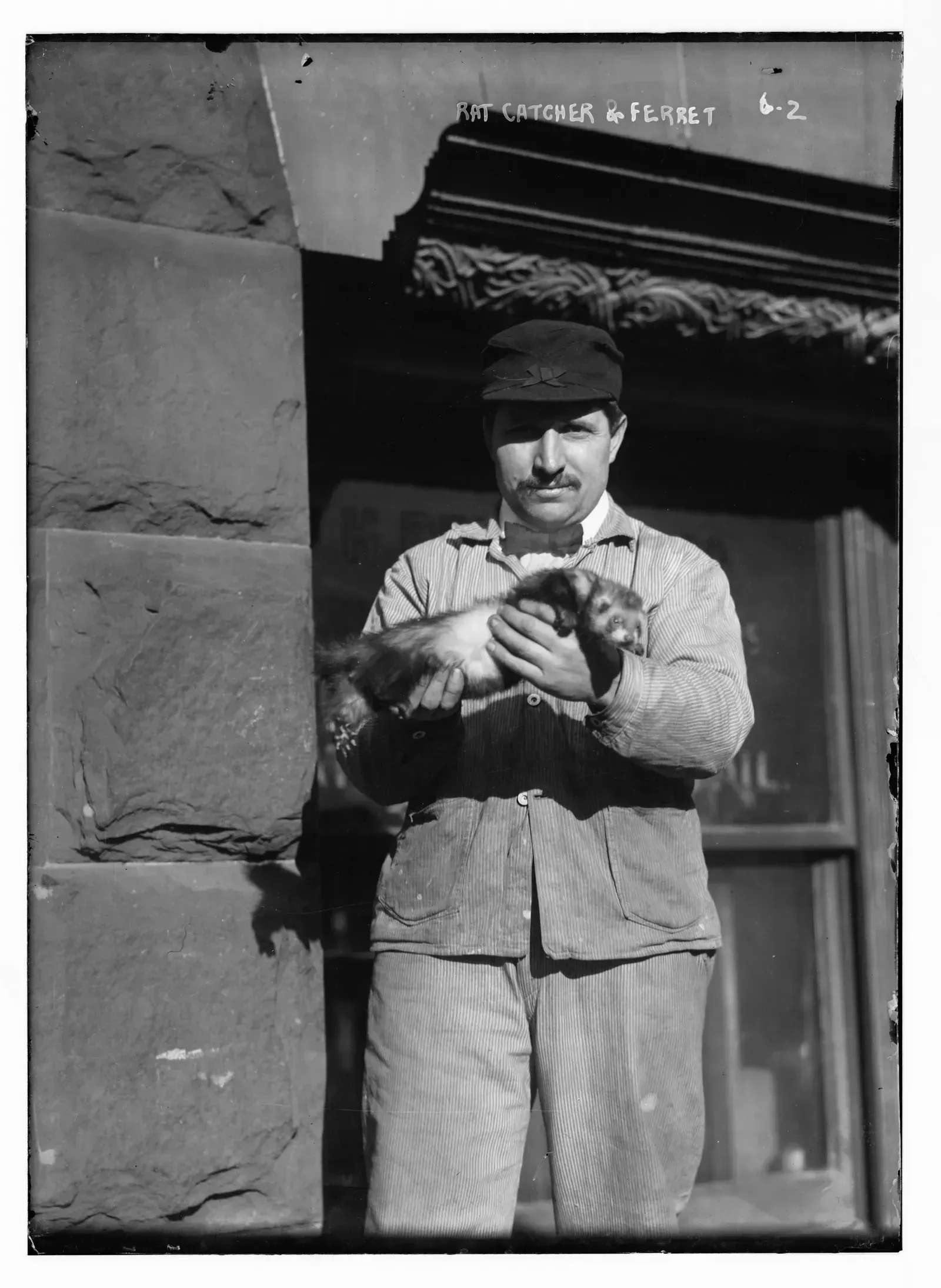 14. Rat Catcher (Library of Congress

Catalog: https://lccn.loc.gov/2014680033
Image download: https://cdn.loc.gov/service/pnp/ggbain/00000/00034v.jpg
Original url: https://www.loc.gov/pictures/item/2014680033/, Public domain)