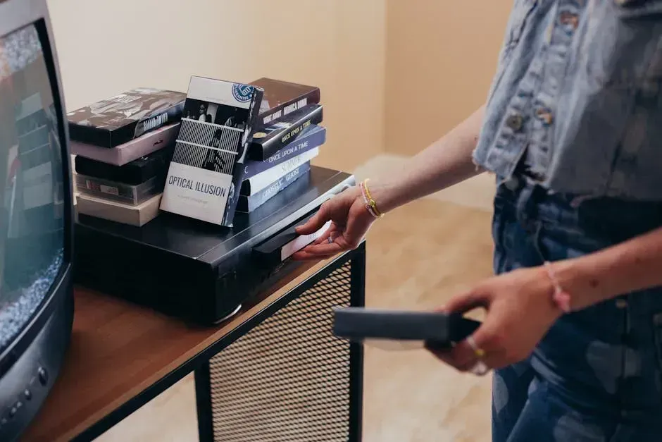 9. The VCR (Image Credits: Pexels)