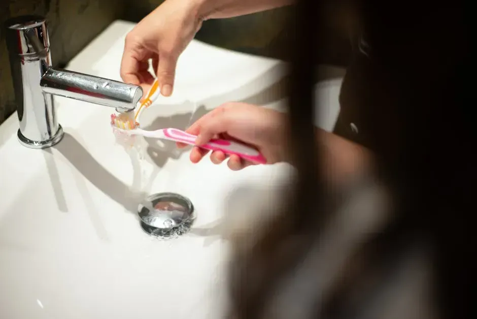 4. Rinsing After Brushing Your Teeth (Image Credits: Pexels)