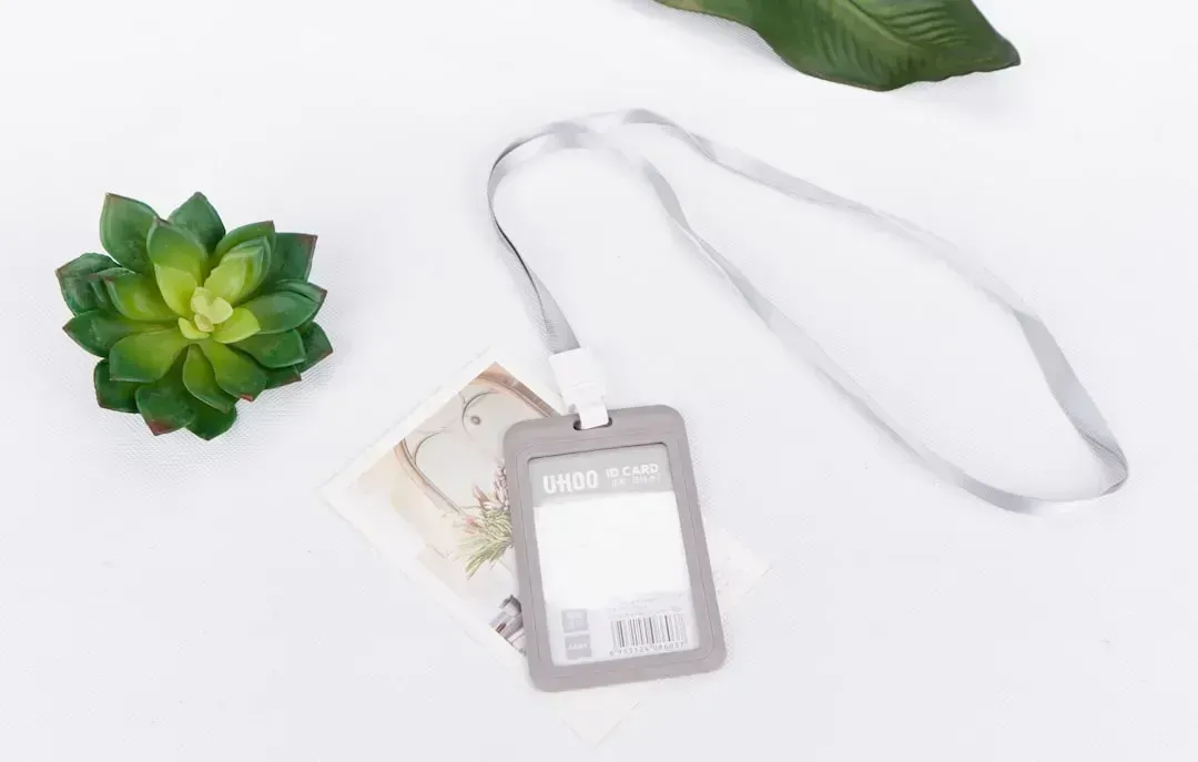 10. Your Work ID Badge or Access Card (Image Credits: Unsplash)