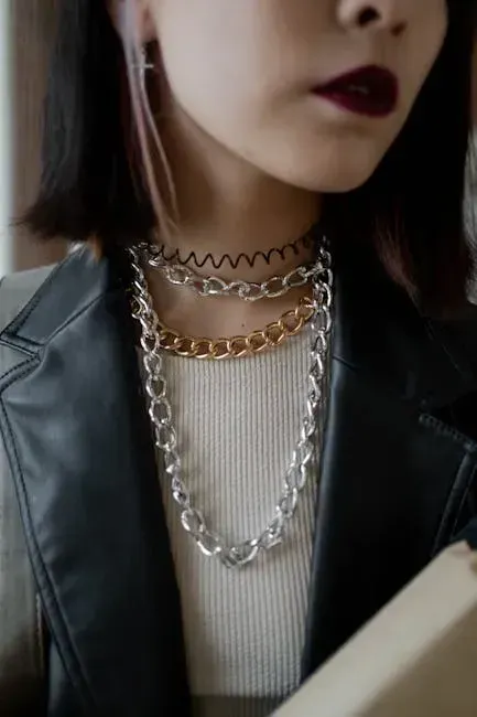 2. Elaborate Metal Jewelry Stacks (Image Credits: Pexels)