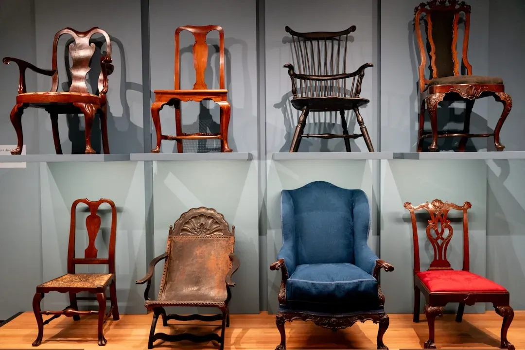 8. The Antique Wingback Chair (Image Credits: Unsplash)
