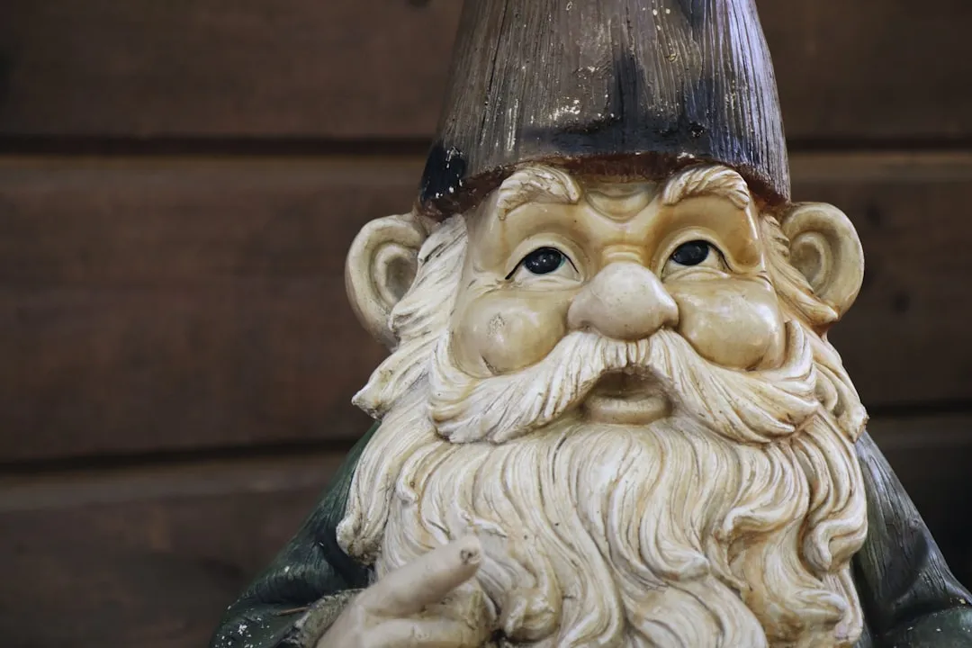 1. West German Ceramic Garden Gnomes (Image Credits: Unsplash)