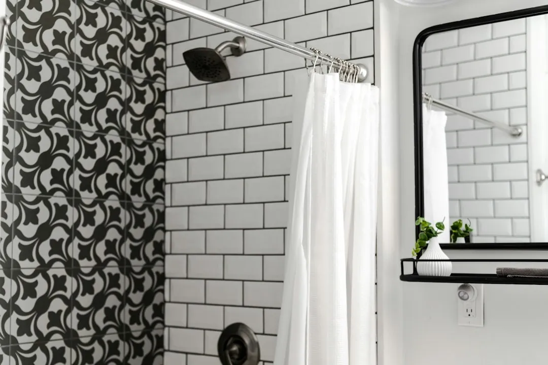 5. Your Shower Curtain and Liner (Image Credits: Unsplash)