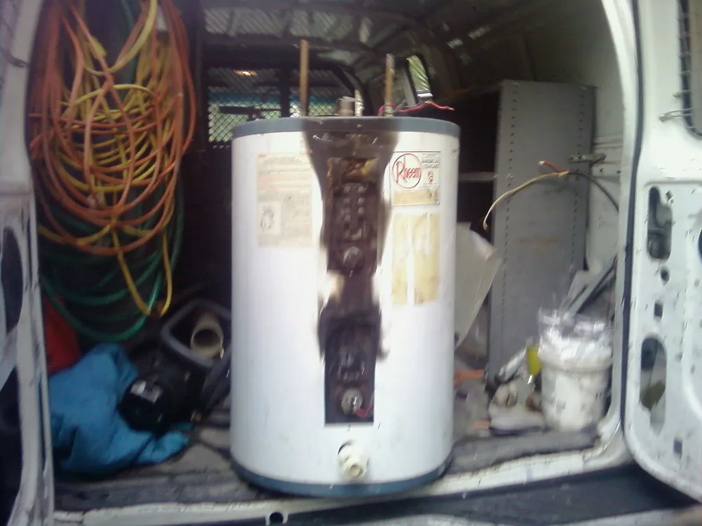 #4: An Aging Water Heater Working Harder Than It Should (Nancy Spaid, Flickr, CC BY-SA 2.0)
