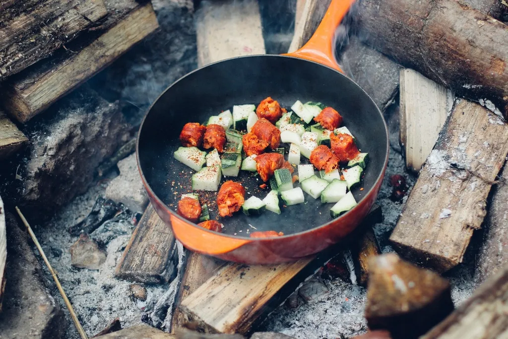 How to Build and Manage Your Campfire for Cooking (Image Credits: Rawpixel)