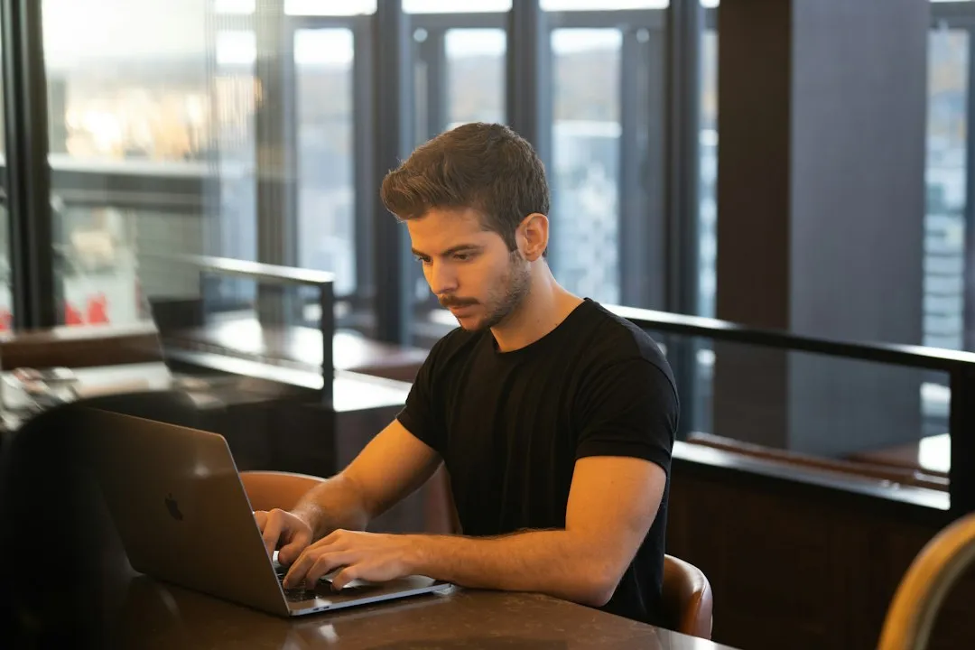 The Laptop Screen That's Pulling Your Head Down (Image Credits: Unsplash)