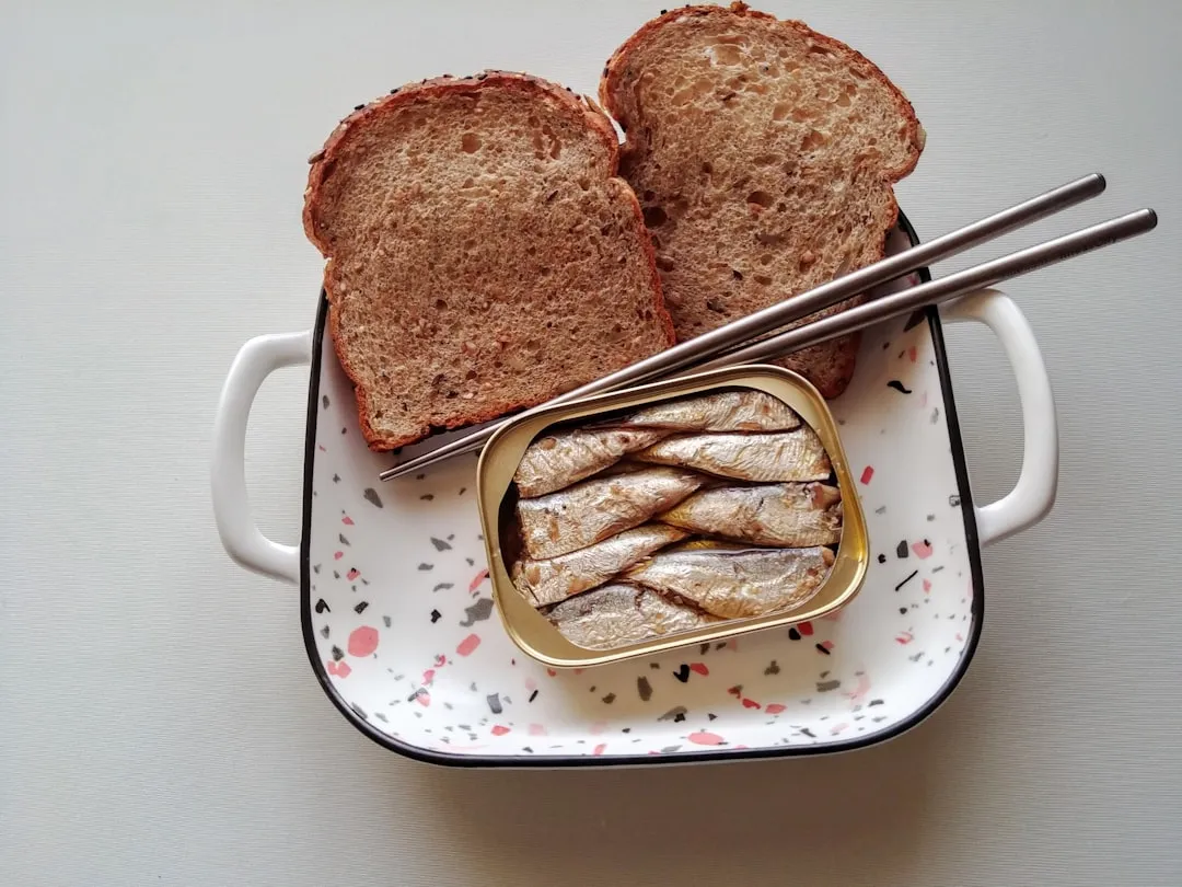 4. Sardine Toast on Whole Grain Bread with Avocado (Image Credits: Unsplash)