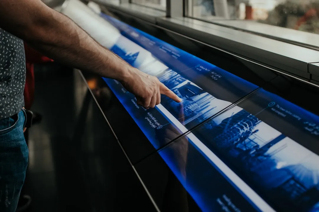 8. Public Touchscreens Get Touched by Everyone (Image Credits: Unsplash)