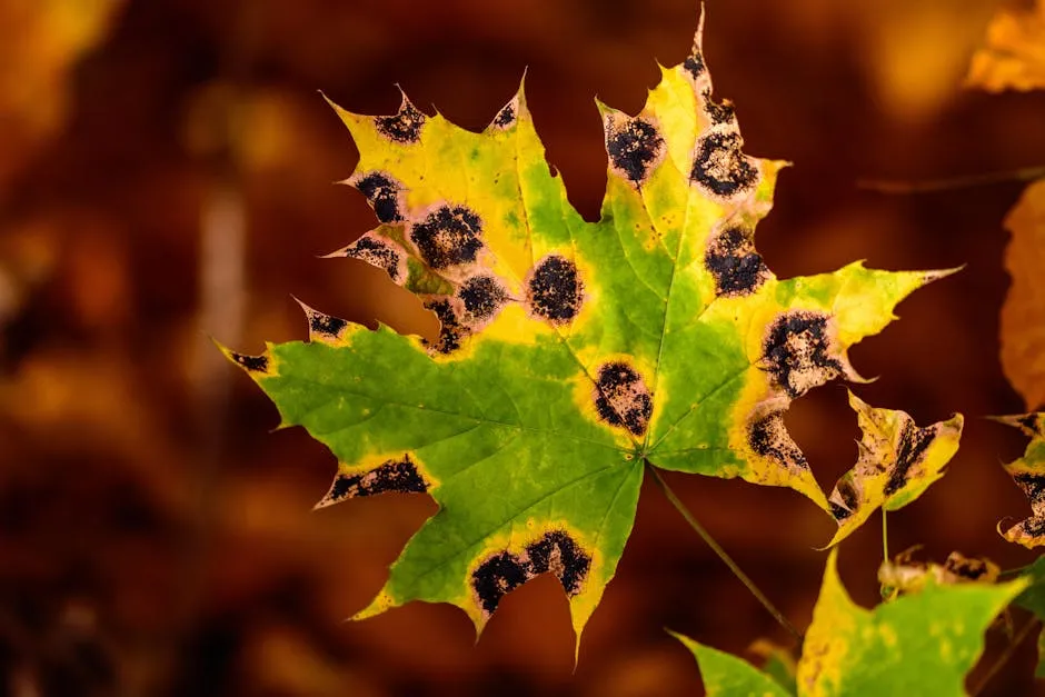 10. Fungal and Bacterial Leaf Diseases (Image Credits: Pexels)