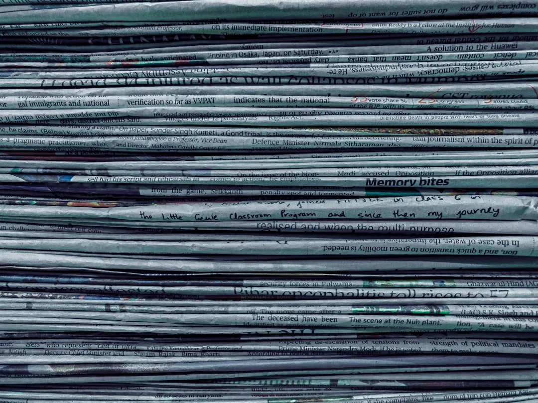 What to Avoid When Using Newspaper as Mulch (Image Credits: Unsplash)