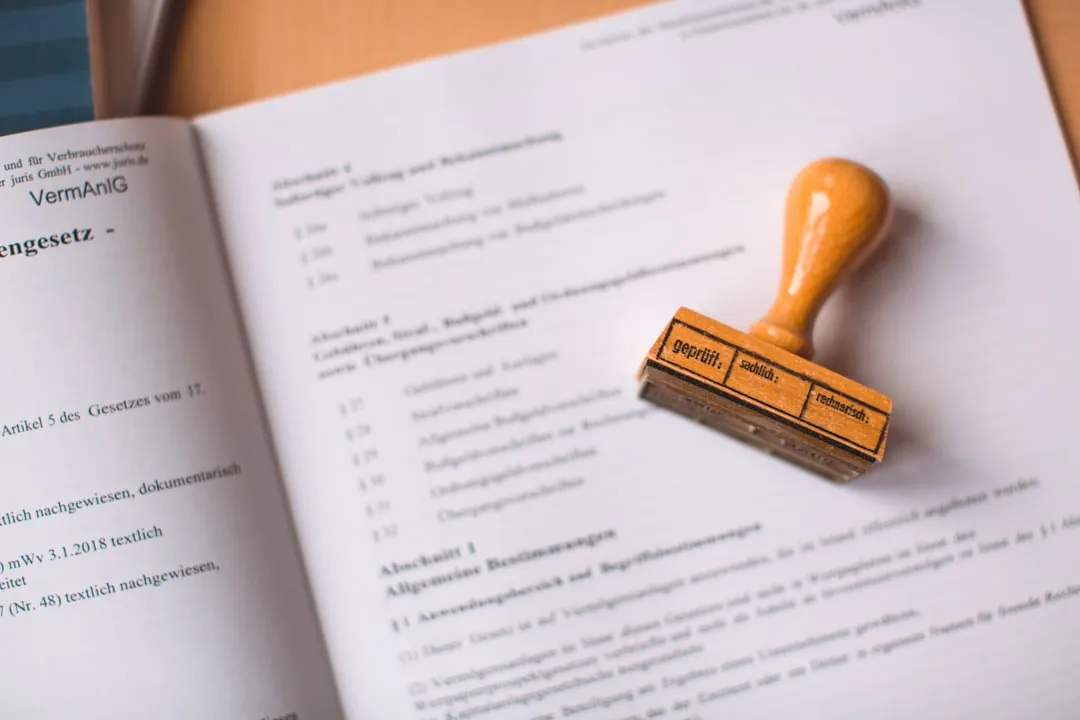 4. Legal and Financial Documents on Aging Paper (Image Credits: Unsplash)