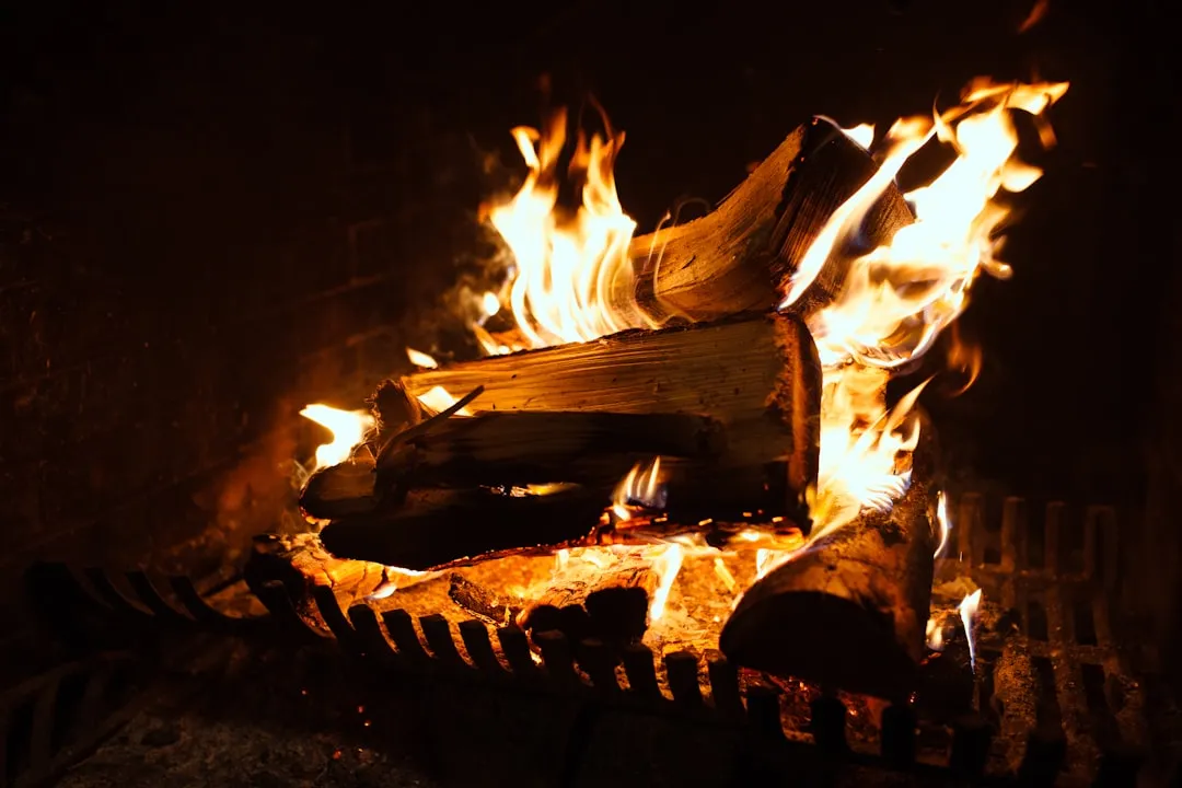 Cleaning Out the Fireplace Ashes (Image Credits: Unsplash)