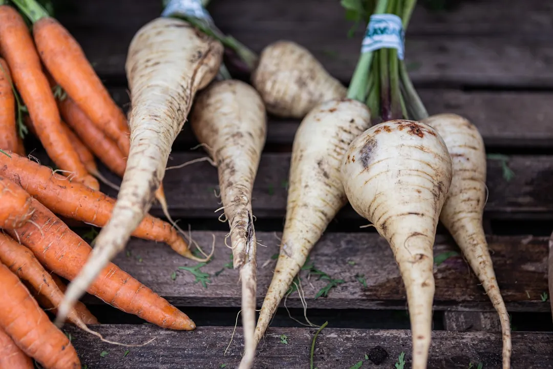 7. Parsnips (Image Credits: Unsplash)