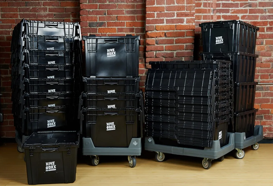 Item 5: Black Plastic Containers (Image Credits: Unsplash)