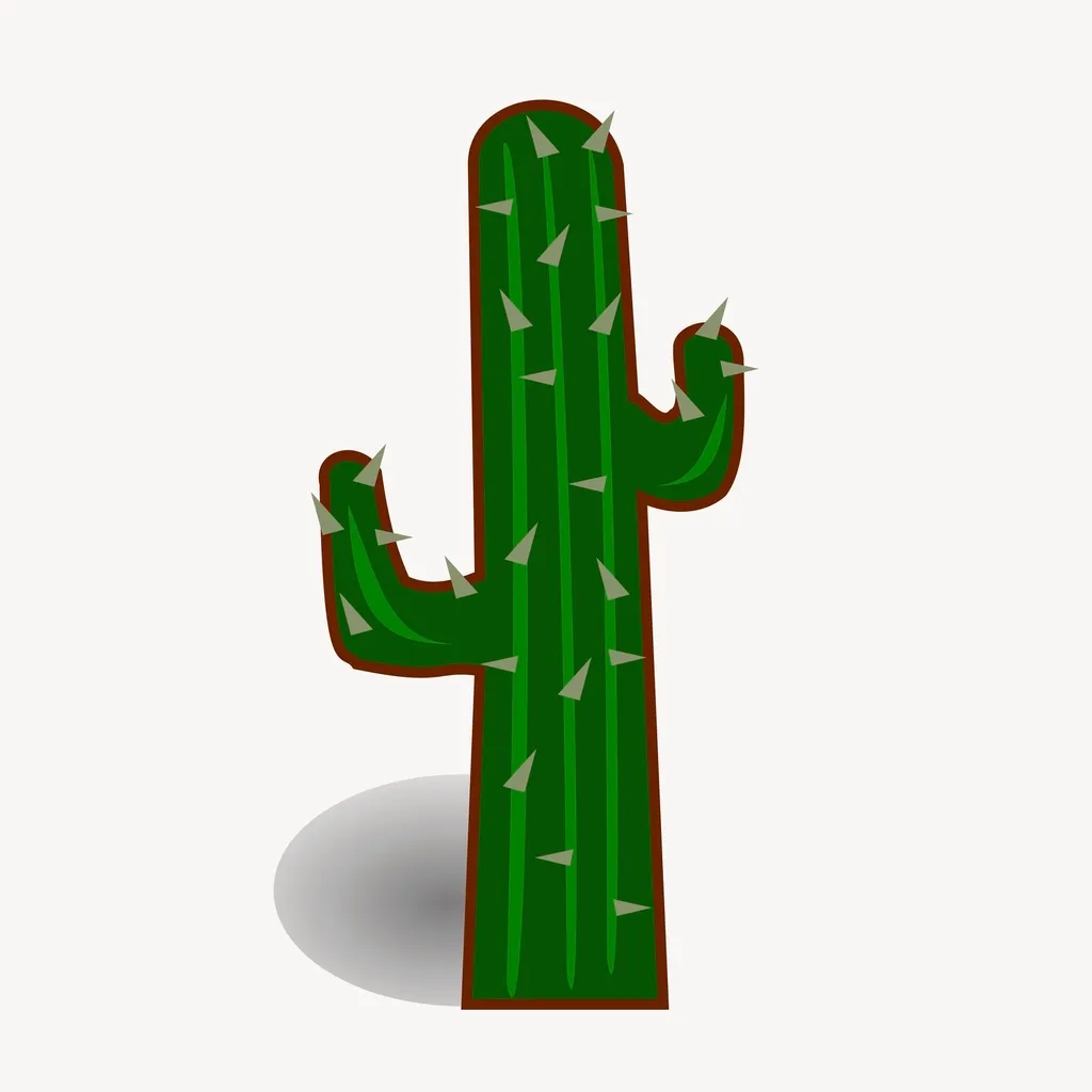 5. Cactus: The Independent Realist (Image Credits: Rawpixel)
