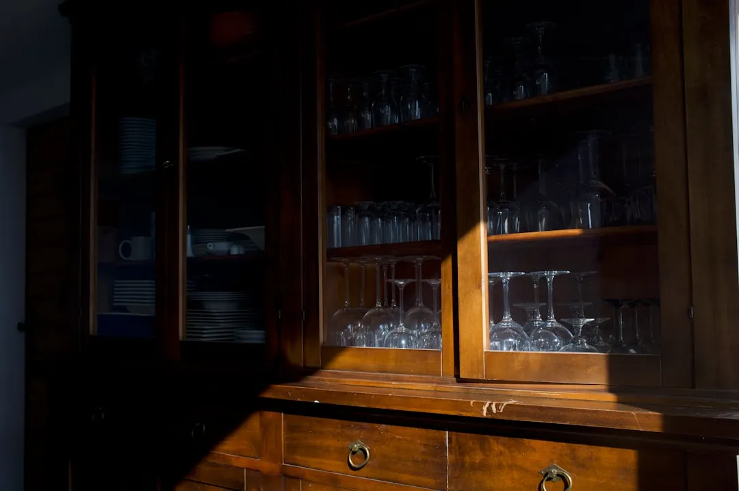 Glass-Front Cabinets as the Middle Ground (Image Credits: Unsplash)