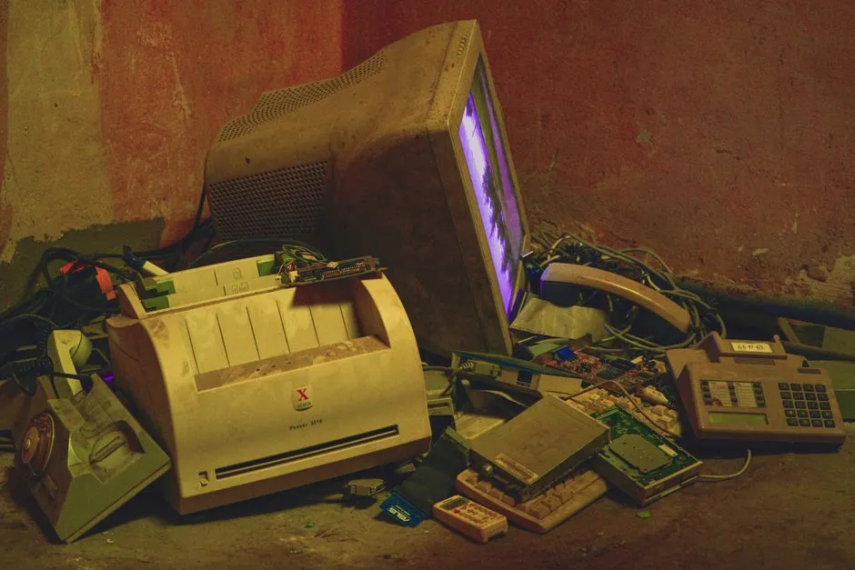 Old Electronics Have Made It Even Fuller (Image Credits: Pexels)