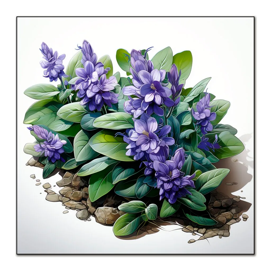 4. Ajuga / Bugleweed (Ajuga reptans) (Image Credits: Flickr)
