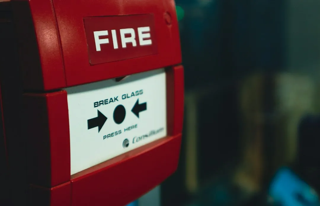7. Fire Safety Labels and Compliance Tags (Image Credits: Unsplash)