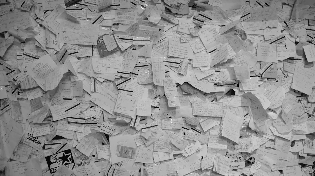 10. Receipts (Image Credits: Unsplash)
