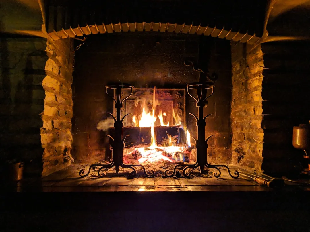 The Central Fireplace and How Furnishings Worked Around It (Image Credits: Unsplash)