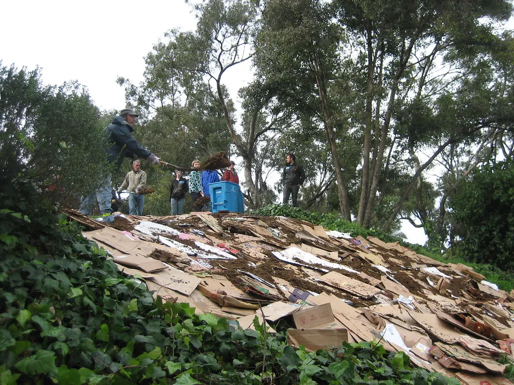 What Sheet Mulching Actually Is and Why It Works (Hayes Valley Farm, Flickr, CC BY-SA 2.0)