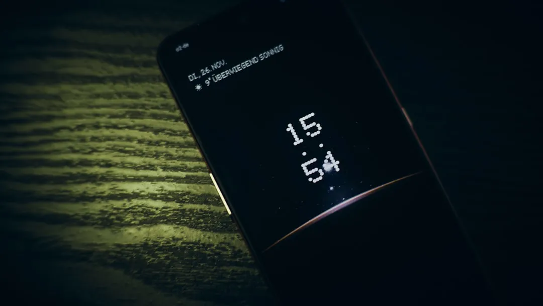 9. Screen Timeout Set Too Long (Image Credits: Unsplash)