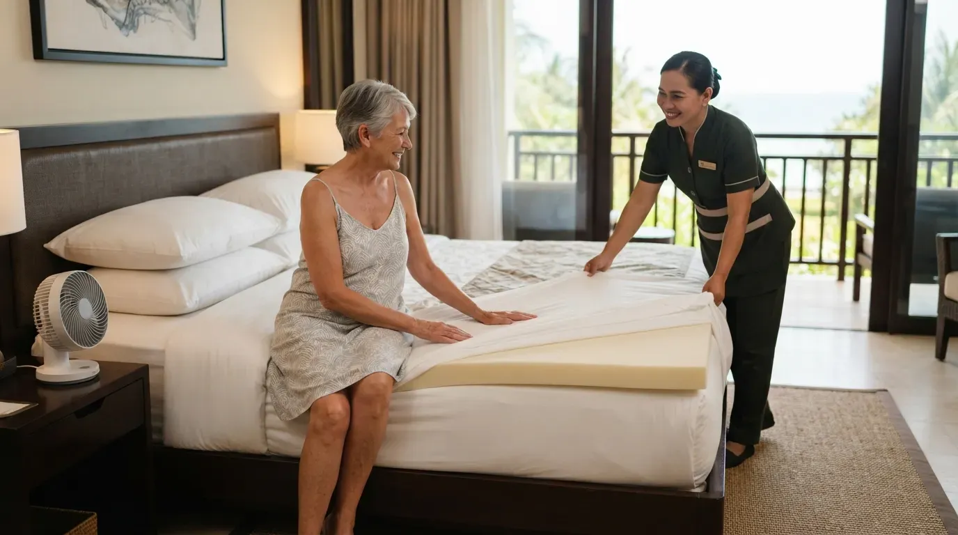 #11 - A Firmer Mattress Topper or Extra Pillow Shows Up Without a Complaint (Image Credits: Gemini)