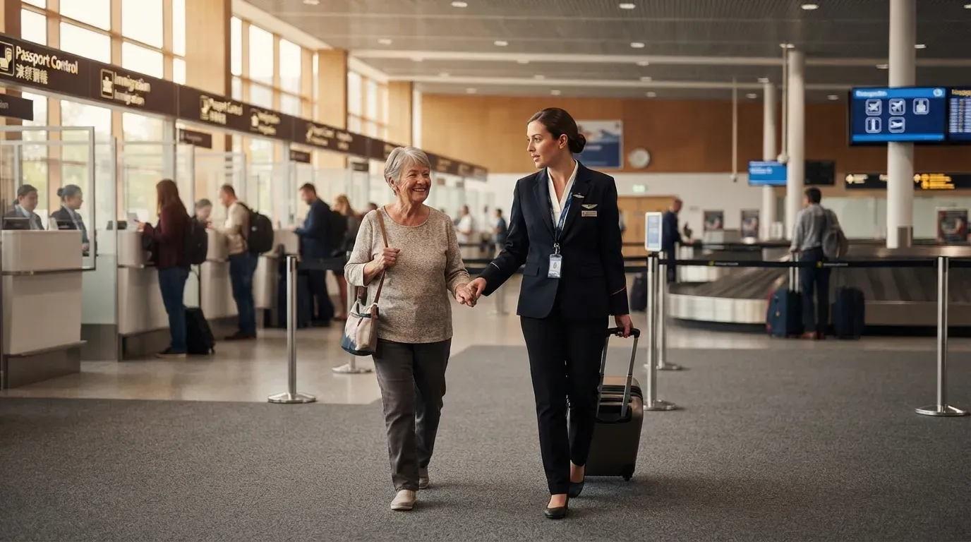 #3 - Staff Escort You Straight Through Immigration and Customs (Image Credits: Gemini)