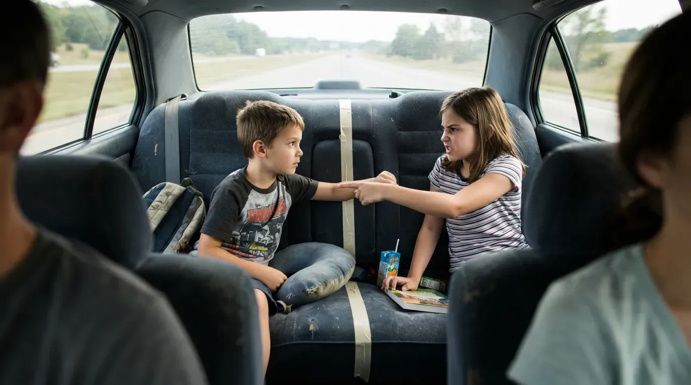 #9 - The Invisible Line Down the Middle of the Backseat (Image Credits: Gemini)